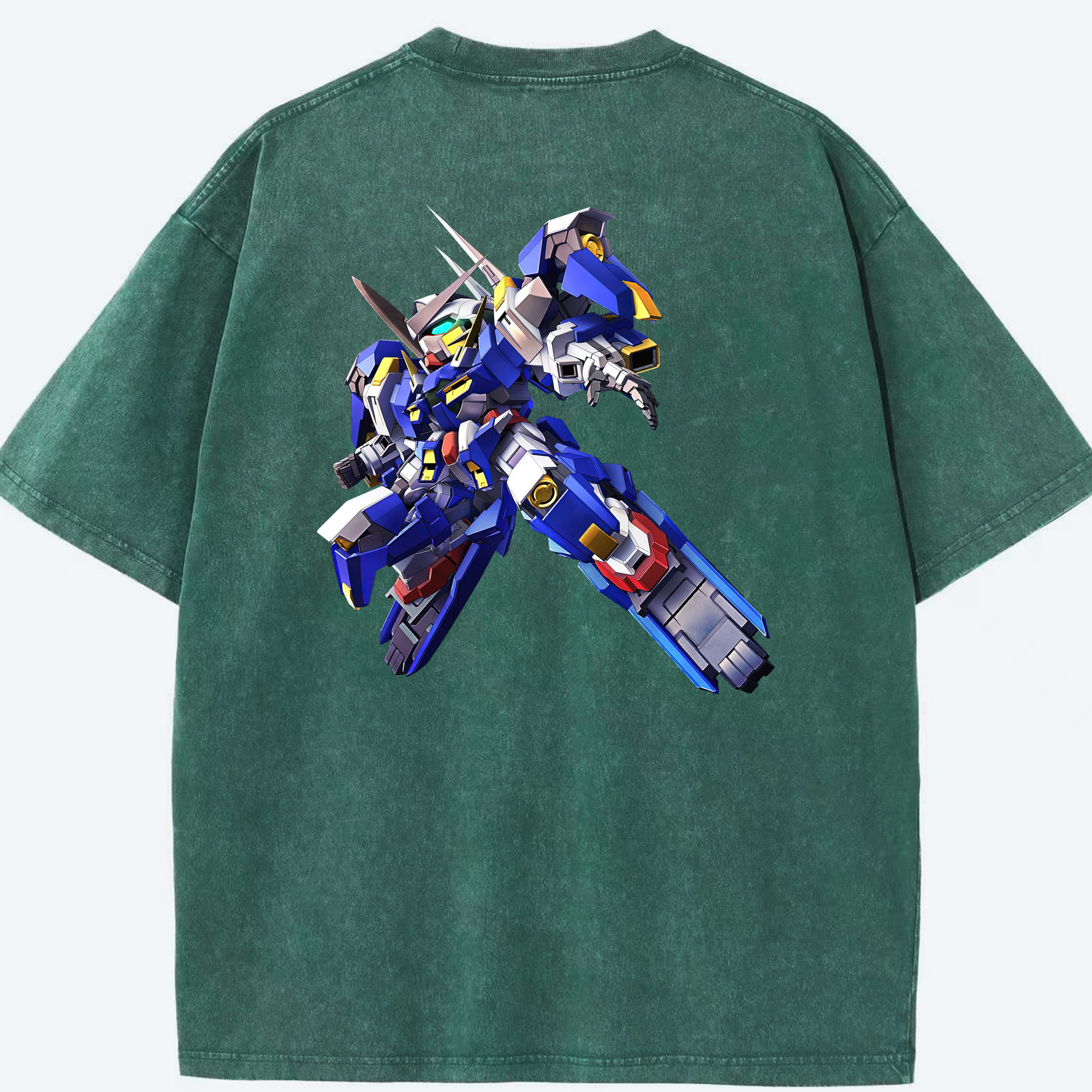 （画像用） 機動戦士ガンダム Mobile Suit Gundam 綿100% ヴィンテージ風 半袖Tシャツ（背面プリント）